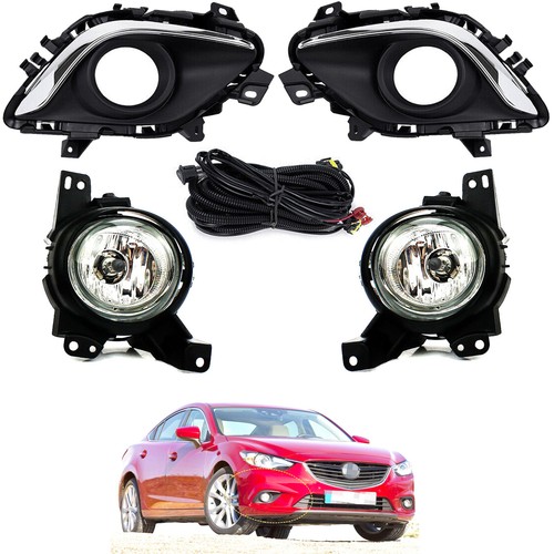 For MAZDA 6 13-15 Fog Lights Bumper Lamp Assembly Left & Right w - Picture 8 of 12