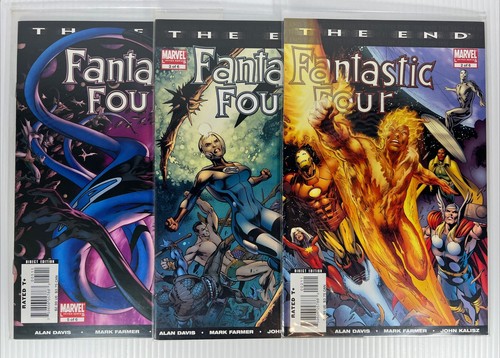 Fantastic Four: The End #2, 3, 5 (Lot of 3) Doctor Doom Marvel Comics 2007 NM - Picture 1 of 4