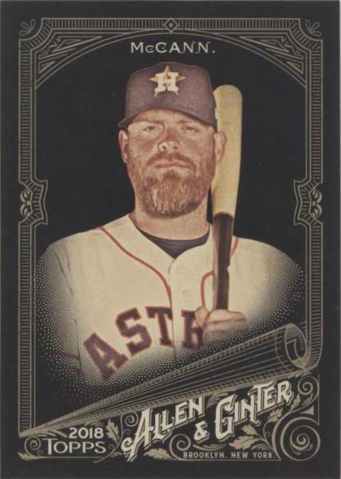 2018 Topps Allen & Ginter's X - Brian McCann #125 - 1 of 1