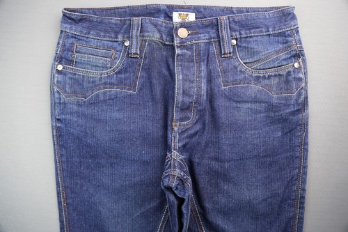 Men's Antik Denim Jeans Western Boot Cut Embroidered Size 36x32 Button Fly - Picture 2 of 12