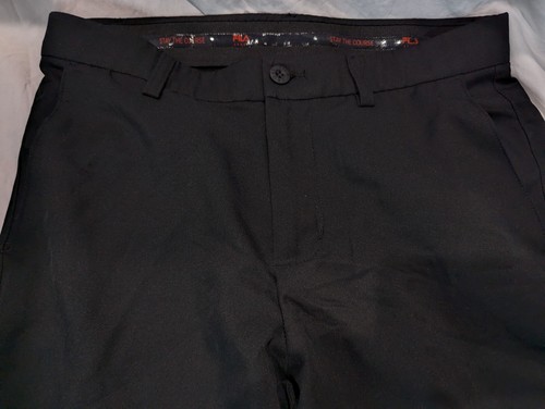 Pantalones de golf Fila Sport negros para hombre talla 30x34" medidas 32x34,5" STAY THE COURSE - Imagen 2 de 8