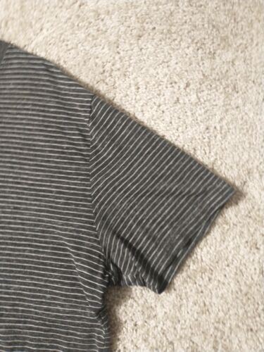 Hurley Shirt Adult Large Black Short Sleeve Striped Soft Mens - Picture 3 of 13