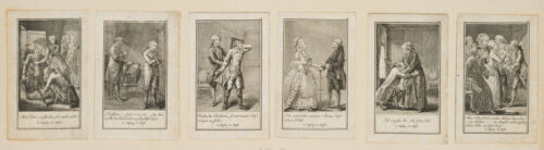 J. GOETZ (18.Jhd), Verbrechen aus Ehrsucht, 12 Blatt, nach 1784, KSt. Klassizism - Bild 3 von 4