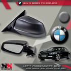 BMW 5 SERIES F10 2010-2013 LEFT PASSENGERS SIDE WING MIRROR 3PIN POWER FOLD GREY