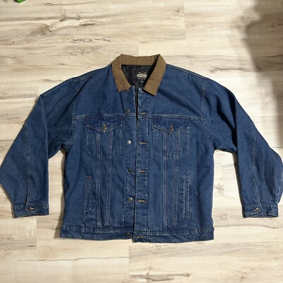 Guide Gear Denim Blue Jean Jacket Adult 3XL EUC Fast Shipping - Main Image
