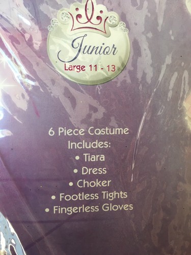Disney Princess Aurora Child's Junior Large 11-13 Costume - Picture 5 of 5