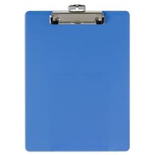  Recycled Plastic Clipboard, Holds 8.5 x 11 Sheets, Blue Classic