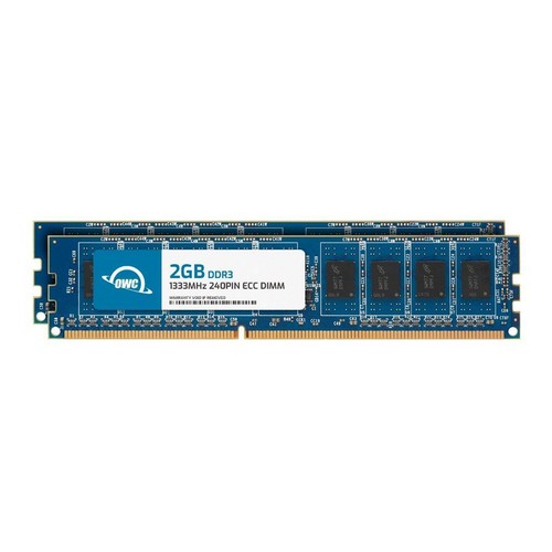 OWC 4GB (2x2GB) DDR3 1333MHz 1Rx8 ECC Unbuffered UDIMM 240pin Memory RAM - Picture 1 of 7