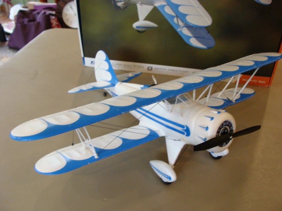 E-flite UMX Waco BL BNF Basic Biplane AS3X® Stabilization RC Airplane EFLU5350 - Image 3 of 4