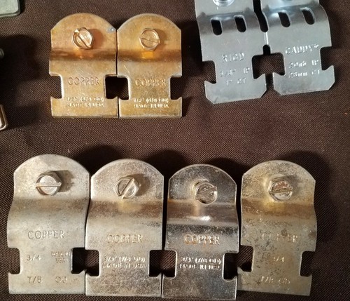 123 Strut Pipe Clamps 1/2" Rigid -  1-3/8" OD, Rigid, CT, Multiple Brands - Picture 3 of 10