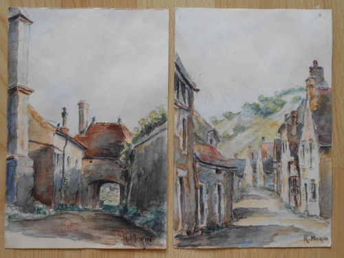 R. MORIN Mailly-le-Chateau  Chatel-Censoir Yonne August 1940 Frankreich  - Bild 1 von 5