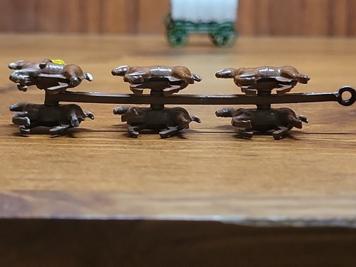 Rare Matchbox Lesney Moko Covered Wagon and Horses 1955 - RARE HTF - Picture 14 of 17