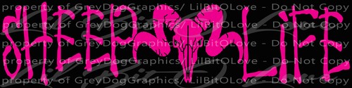 Sheep Life Vinyl Decal Hunt Hunter Hunting Bighorn Sheep Big Horn Sticker car - Picture 4 of 10