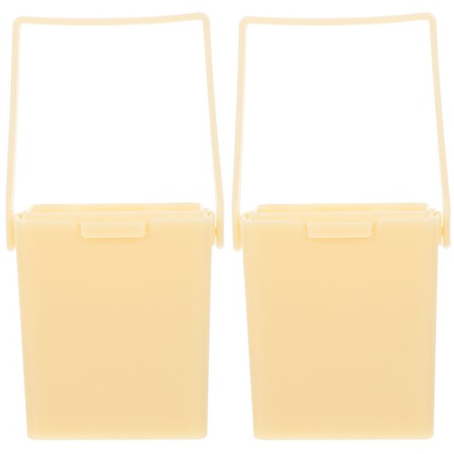 2 Pcs Spüle Stiftwäsche Eimer Flaschenbürste Spülbecher Für Pinselreiniger