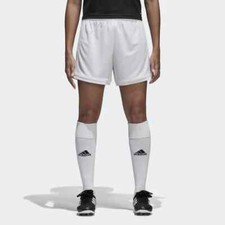 Adidas Adult Womens Mi Squadra 17 CF0395 XLarge White Black Soccer Shorts NWT