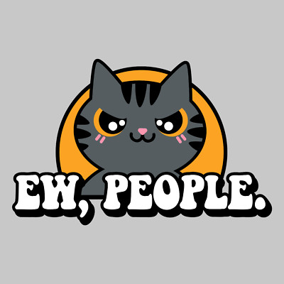 Ew, people 10'' Width DTF Print Sheet Ready To Press Heat Transfer