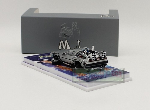 1/64 MJ Model DeLorean Time Machine BACK TO THE FUTURE II 2.0 Car Model - Picture 5 of 8