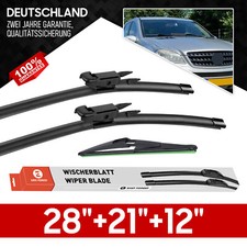 SCHEIBENWISCHER VORNE + HINTEN Für MERCEDES-BENZ W164 2006-2011 WISCHERBLATT