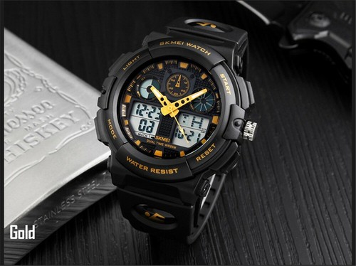 SKMEI Men Quartz Watch Fashion LED Digital Sport Watches Student Boys Wristwatch - Bild 4 von 29