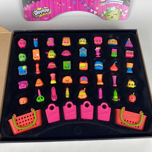 Shopkins Mystery Edition Black Box/40 Rare Figures Full Set 2013 Neon Collection - Picture 2 of 22