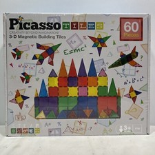 PicassoTiles PT60 Magnet Building Set (60-Piece) ~ NEW with Box Damage