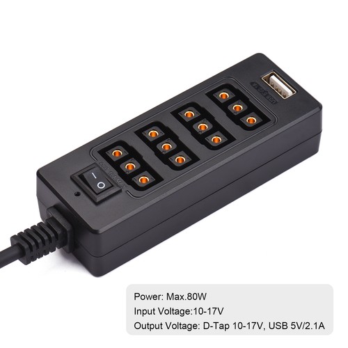 D-Tap B Type Socket D-tap Male to 8 Port D-tap Female Spliter R6O4 - Picture 3 of 6