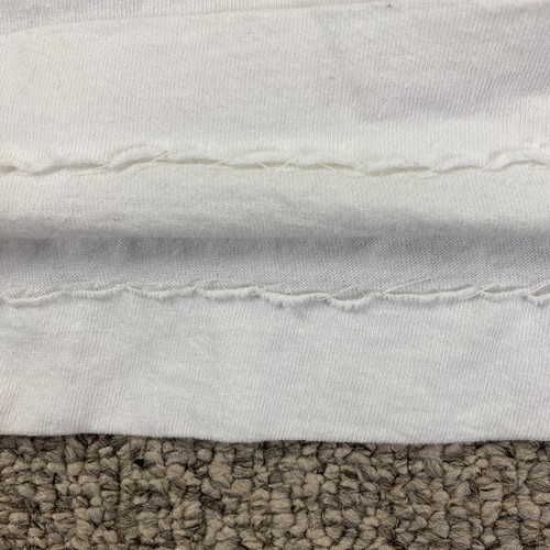 Vintage 90’s Diamond Dust T-Shirt Large White Gold Glitter Palm Trees Island - Bild 7 von 11