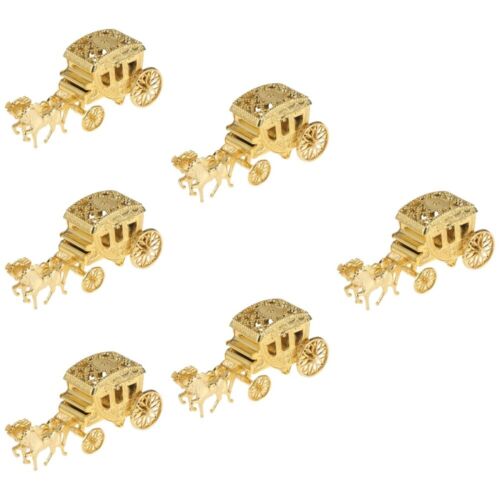 6 Pieces Hochzeitskutsche Deko Geschenkboxen Für Hochzeiten Süßigkeiten Baby - Bild 11 von 12