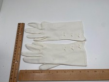 Vintage Fownes Gloves Size 6 1/2 Double woven Handsewn Made in USA
