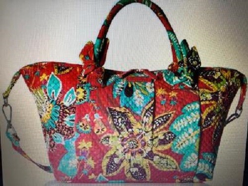 Vera Bradley Hadley Satchel Rumba NEW - Picture 3 of 6