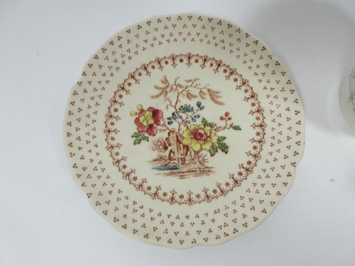 Juego de colección Royal Doulton D 5477 floral demitasse taza de té y platillo decoración retro - Imagen 8 de 12