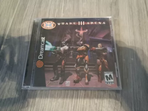 Quake III Arena (Sega Dreamcast, 2000) includes case and manual