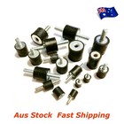 Rubber Anti Vibration Mounts or Bobbins 4pc M3/M4/M5 Thread - Car Auto Boat PC 