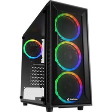 Sharkoon TG4M RGB, Tower-Gehäuse, schwarz