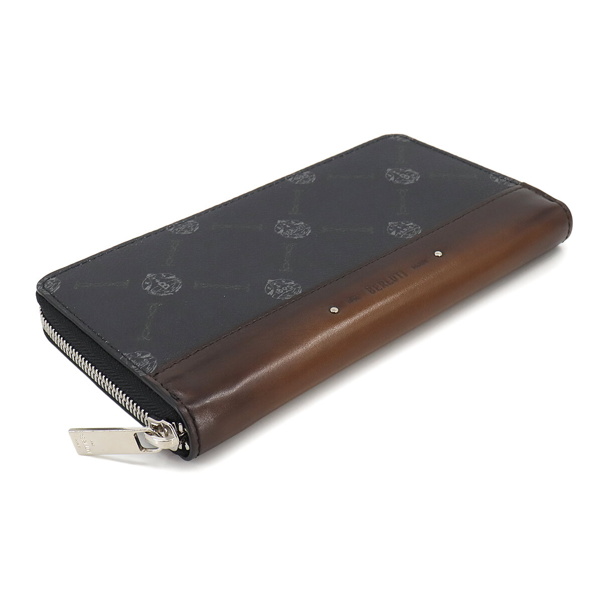 Berluti Itauba Zipped Around Long Wallet PVC Venezia Leather Berluti Itauba Zipped Around Long Wallet PVC Venezia Leather