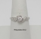 1/4Ct Natural Diamond Engagement Anniversary Wedding Ring Bridal 10K White Gold