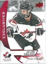 2019-20 Upper Deck Team Canada Juniors JILLIAN SAULNIER Exclusives #42 018/250