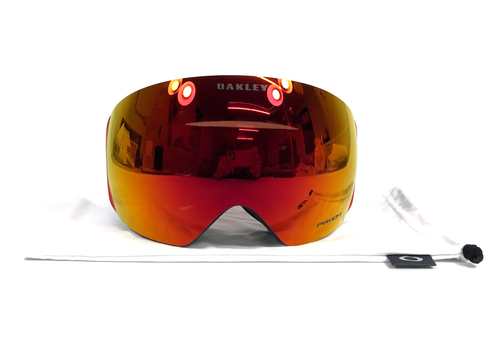 Oakley Snow Goggles Flight Deck L OO7050-A300 Redline with Prizm Torch GBL Lens - Picture 3 of 7