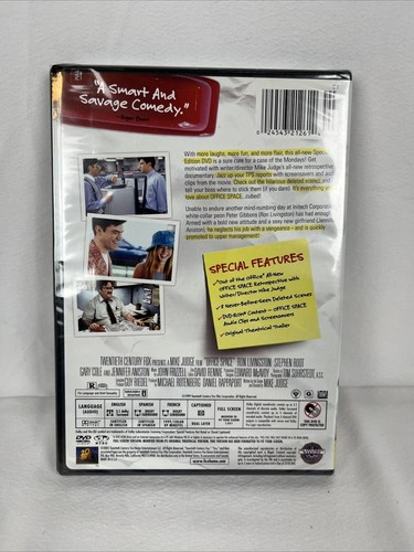Office Space DVD Special Edition Movie Full Screen Edition Mike Judge NEW - 第 4/4 張圖片