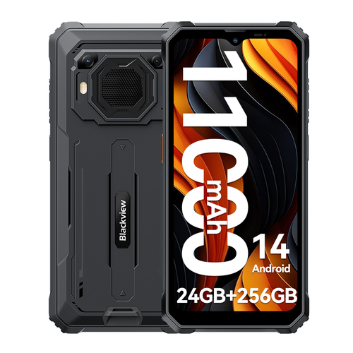 Blackview BV6200 Plus Android 14 Rugged Smartphone 6.56" 24GB+256GB 11000mAh GPS - Zdjęcie 15 z 17