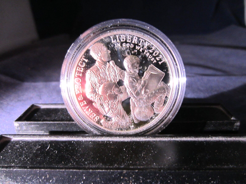 2021-P NATIONAL LAW ENFORCEMENT MEMORIAL PROOF SILVER DOLLAR US MINT BOX & COA - Bild 4 von 7