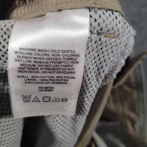 Columbia Beige Crested Butte Convertible Hiking Cargo Pants Medium 32L Wick NWT - Picture 10 of 12