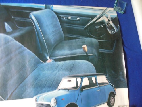 Original British Leyland 1976 UK Mini Special Dealer Poster LI116 - Bild 3 von 7
