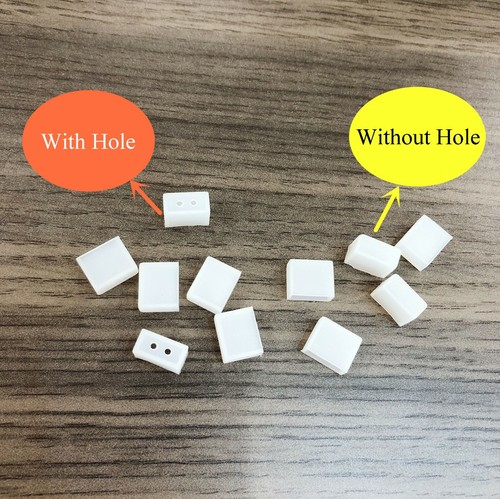 10 sets End Cap (2 Holes + No Holes) for W6mm x H12mm LED Light Strip Newly - Picture 3 of 8