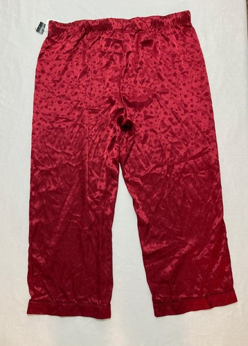 INC  Only Pajama Pants Long Sleeves Embossed Dots 2XL - Picture 2 of 4