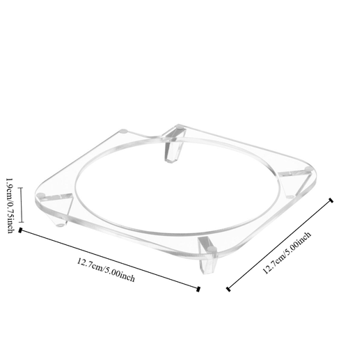 Acrylic Computer Base Anti-slip Desktop Storage Base for Mac mini M4 - Afbeelding 2 van 7