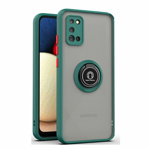 For Samsung Galaxy A72 5G Silicone Case Holder Ring Cover+Screen Protector - Picture 3 of 29