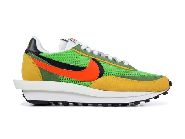 nike waffle racer green