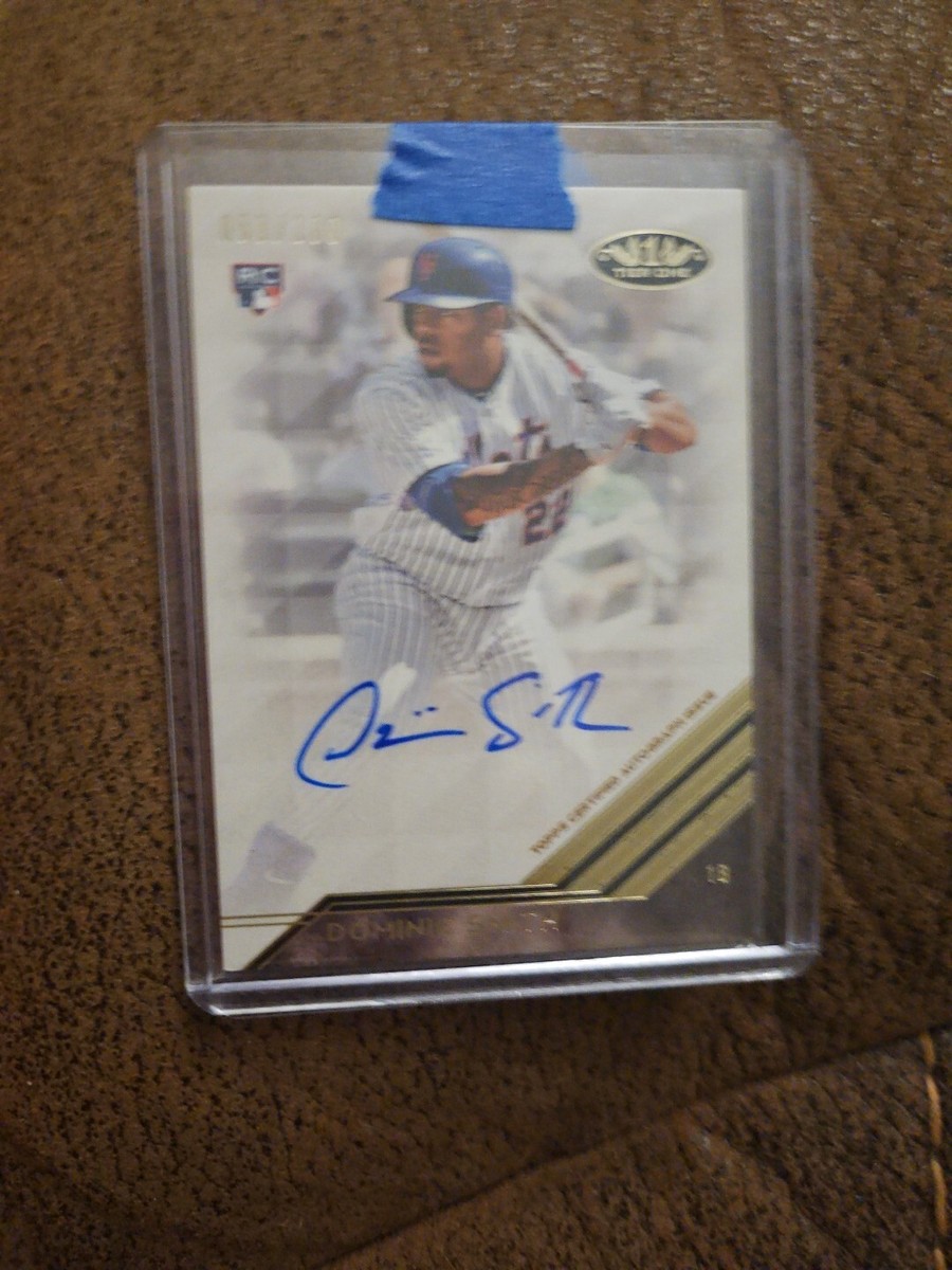 Dominic Smith 2018 Topps Tier 1 RC Rookie Game Used Jersey