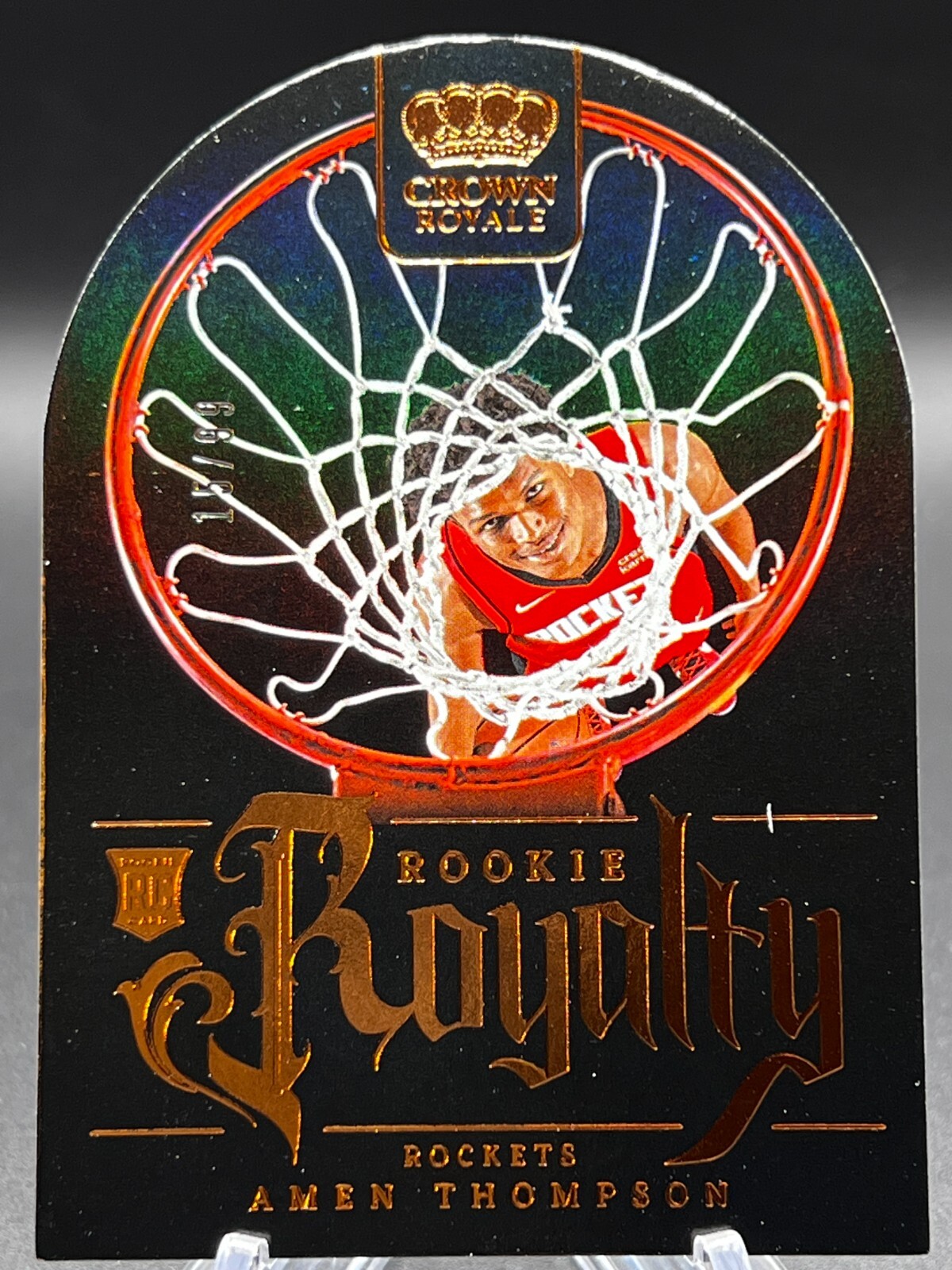 2023-24 Panini Crown Royale Rookie Royalty Amen Thompson /99 (RC)